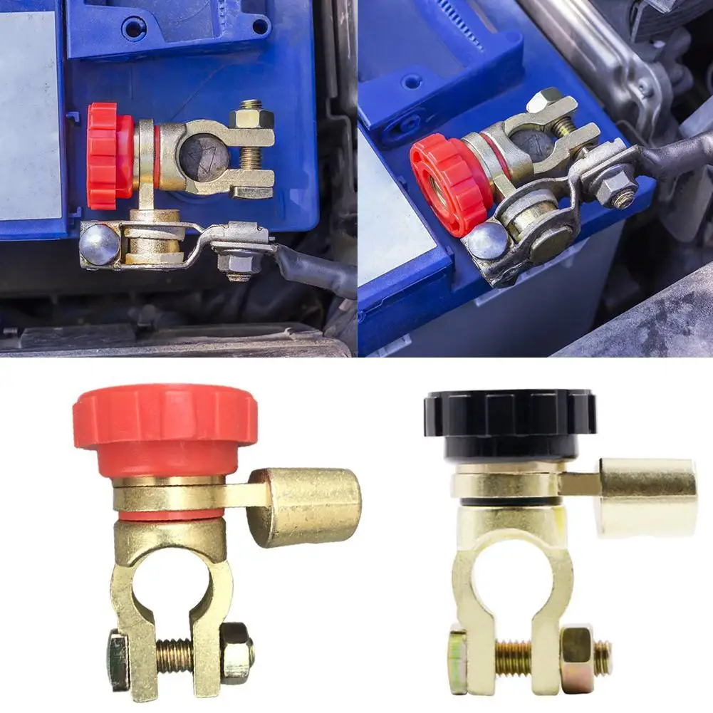 Interruptor Desconexão Bateria Carro 125A Vermelho - Imagem 2