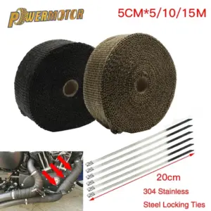 fita térmica escapamento 5cm 5m