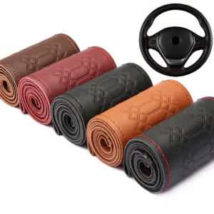 capa de volante couro 38cm