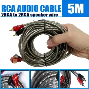 cabo rca áudio automotivo 5m