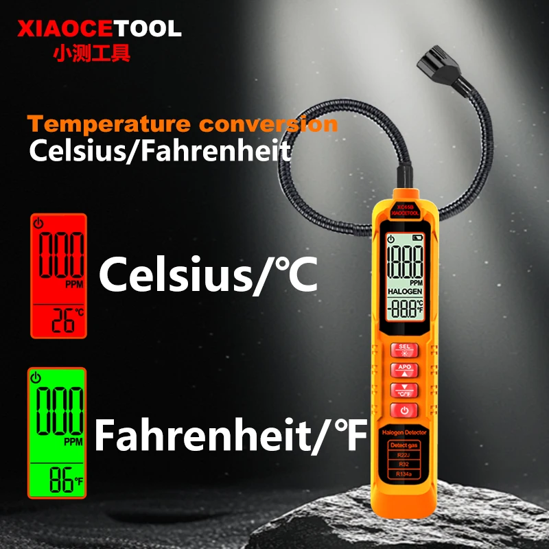 Detector de Vazamento de Halogênio R22 R410A R134A com Display LCD - Imagem 4
