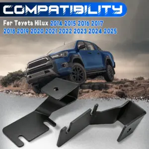 suportes luz led capô toyota hilux