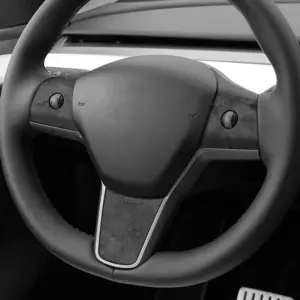 adesivo guarnição volante tesla model 3 y
