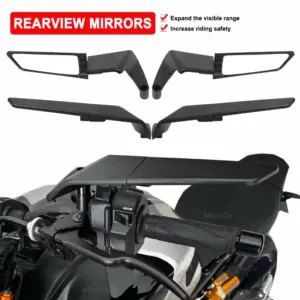 espelhos retrovisores rotativos aerodinâmicos moto