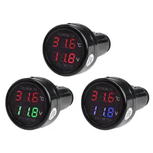 voltímetro digital automotivo 8V-36V