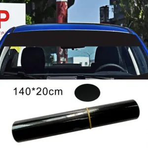 faixa para-brisa vinil preto fosco