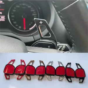 extensão paddle shifter alumínio audi