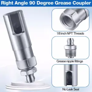 graxa acoplador 90 graus 1/8 npt