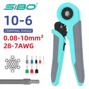 alicate crimpador fio terminal tubular
