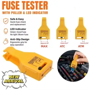 testador extrator fusíveis automotivos 24v
