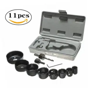 kit serra copo aço carbono 11 peças