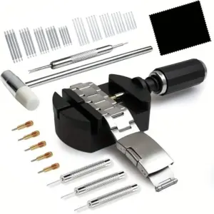 kit ferramentas reparo relógio 52 peças