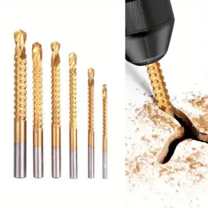 conjunto brocas helicoidais serrilhadas