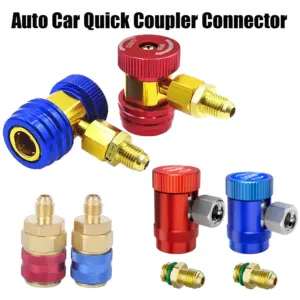 adaptador engate rápido ar condicionado r134a r1234yf