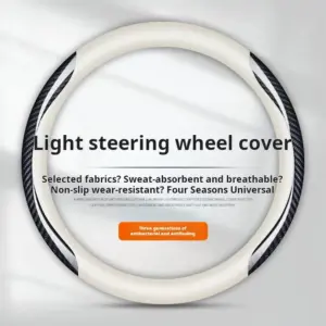 capa de volante fibra carbono verde claro