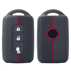 capa chave silicone 2 botões nissan