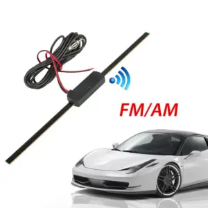 antena am fm amplificador 12v para-brisa