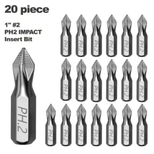 bit de impacto ph2 1 polegada