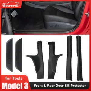 protetor soleira tesla model 3 tpe