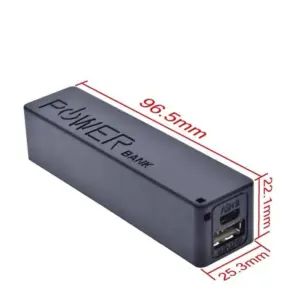 case diy carregador power bank usb bateria 18650