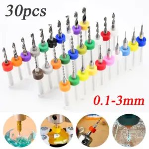 kit micro brocas pcb 0.1-3mm