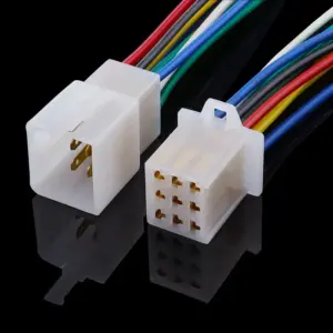 kit conector fio elétrico automotivo 9 pinos