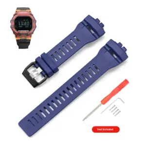 pulseira borracha tpu casio gbd-200