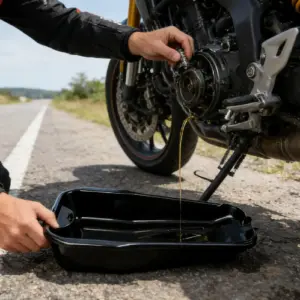 bandeja de drenagem de óleo para motocicletas