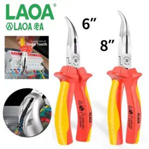 alicate de bico curvo isolado 1000v