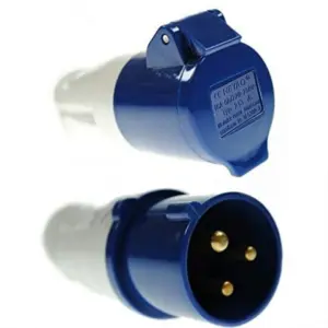 adaptador tomada 3 pinos 240v 16a