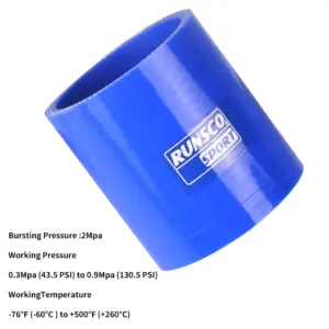 mangueira de silicone reta universal