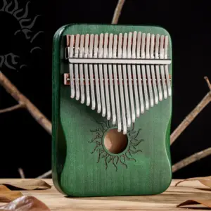 kalimba hluru 17 teclas madeira bordo