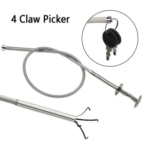 ferramenta coletora flexível 4 garras 60cm