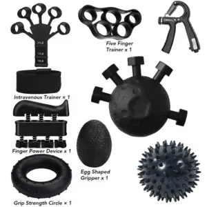 kit fortalecedor dedos pegada ajustável
