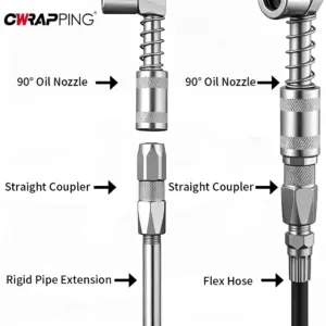 adaptador de graxa 90 graus 1/8NPT