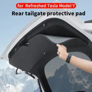 protetor porta-malas veludo tesla model y juniper