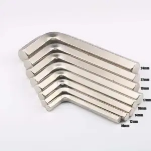 chave allen hexagonal métrica