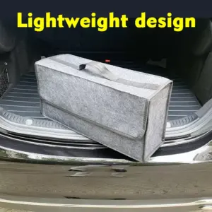 organizador porta-malas carro feltro