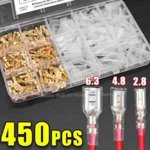 kit conector elétrico automotivo fio crimpagem