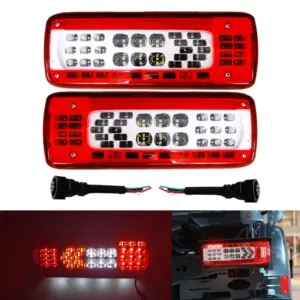 lâmpada traseira led 24v caminhão volvo