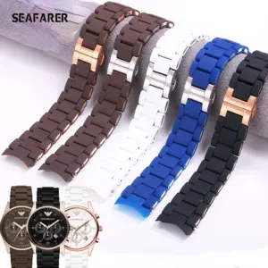 pulseira de silicone 20mm rolex ar5905