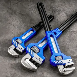 chave de grifo ajustável aço carbono