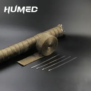 fita térmica escapamento moto fibra de vidro
