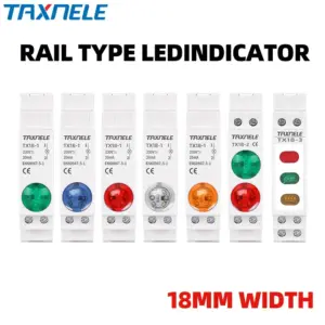 lâmpada indicadora led 230v trilho din