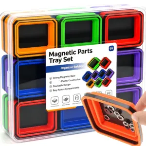 bandeja magnética dobrável silicone