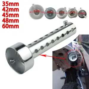 defletor abafador escape motocicleta universal