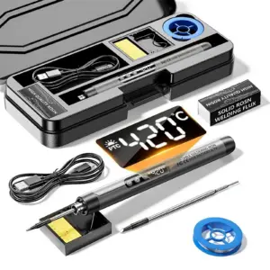 mini ferro de solda usb recarregável