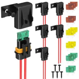 porta-fusível em linha 12 AWG