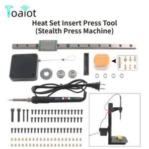kit stealth press insertos roscados m2 m3 m6 m8
