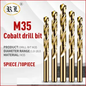 broca espiral hss m35 cobalto